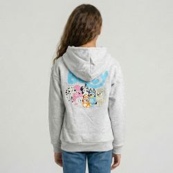 Sweat capuche zippe bluey hy60442,b05 t3/8ans Enfant BLUEY