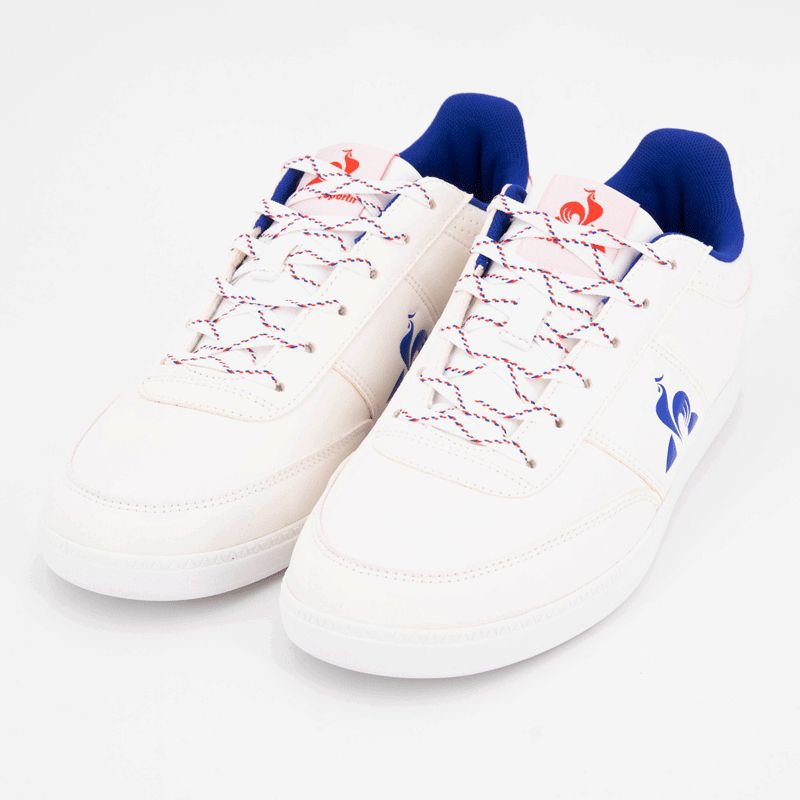 Basket optical white fiery red lcs derby_1 2520538 t40/43 Homme LE COQ SPORTIF