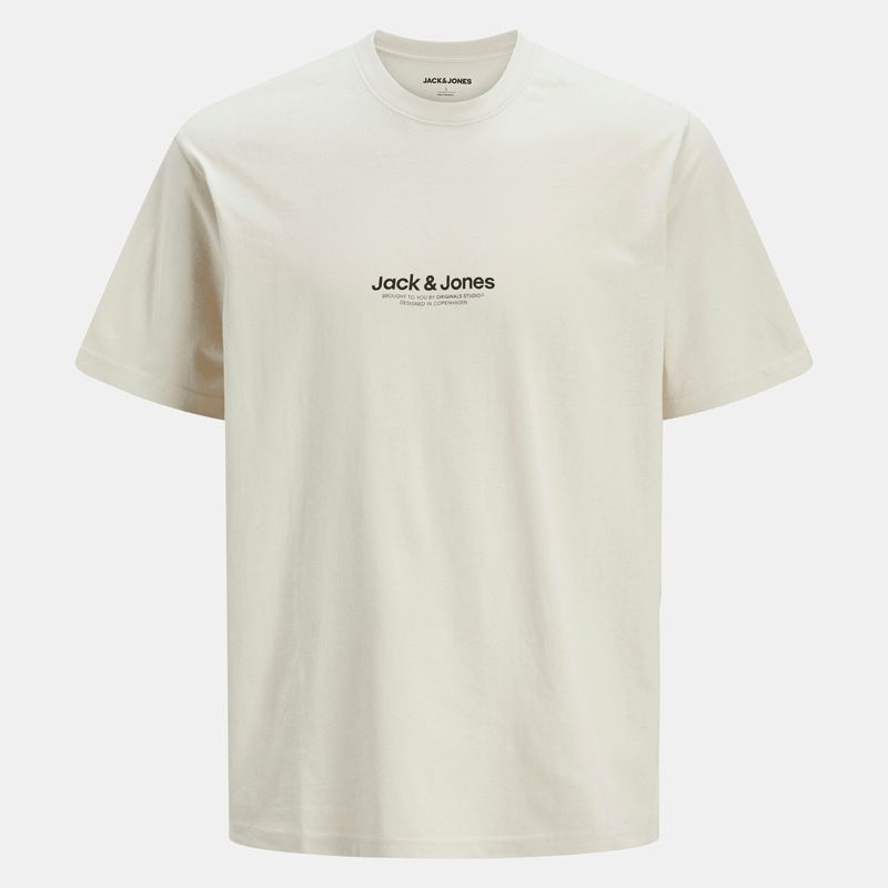 Tee shirt black jwhvesterbro 12266156 4400 Homme JACK & JONES