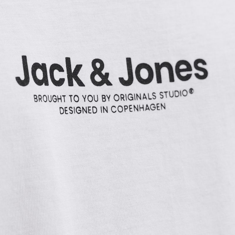 Tee shirt black jwhvesterbro 12266156 4400 Homme JACK & JONES