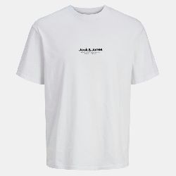 Tee shirt black jwhvesterbro 12266156 4400 Homme JACK & JONES