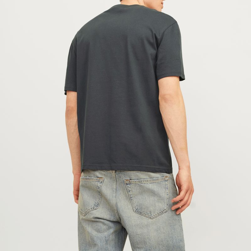 Tee shirt black jwhvesterbro 12266156 4400 Homme JACK & JONES