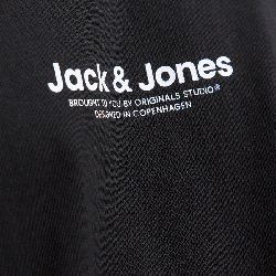 Tee shirt black jwhvesterbro 12266156 4400 Homme JACK & JONES