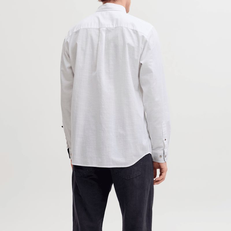 Chemise bright white jjhenry 12289197 4479 Homme JACK & JONES