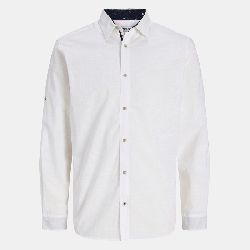 Chemise bright white jjhenry 12289197 4479 Homme JACK & JONES