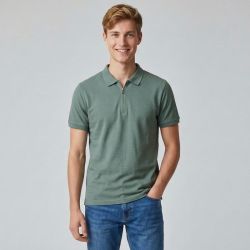 Polo classique zippé manches courtes Homme TORRENTE