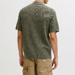 Polo tea leaf jwhcooper knit 12284512 4502 Homme JACK & JONES
