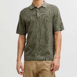 Polo tea leaf jwhcooper knit 12284512 4502 Homme JACK & JONES