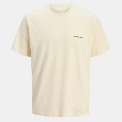 Tee shirt mc antique white jwhsplit 12297539 4502 Homme JACK & JONES