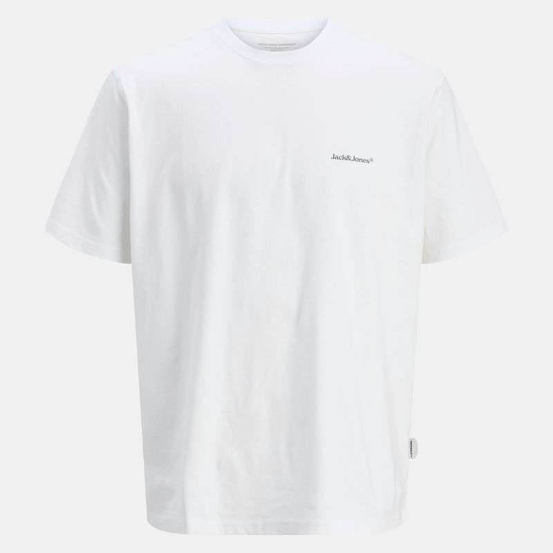 Tee shirt mc bright white jwhsplit 12297539 4502 Homme JACK & JONES