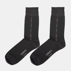 Paire de chaussette en fil d'ecosse fantaisie 24018 t39/46 Homme TORRENTE