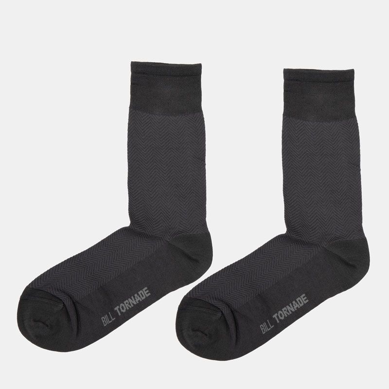 Paire de chaussette en fil d'ecosse fantaisie 20140 t39/46 Homme BILL TORNADE