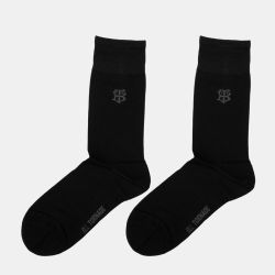 Paire de chaussette en fil d'ecosse uni 12955 t39/46 Homme BILL TORNADE