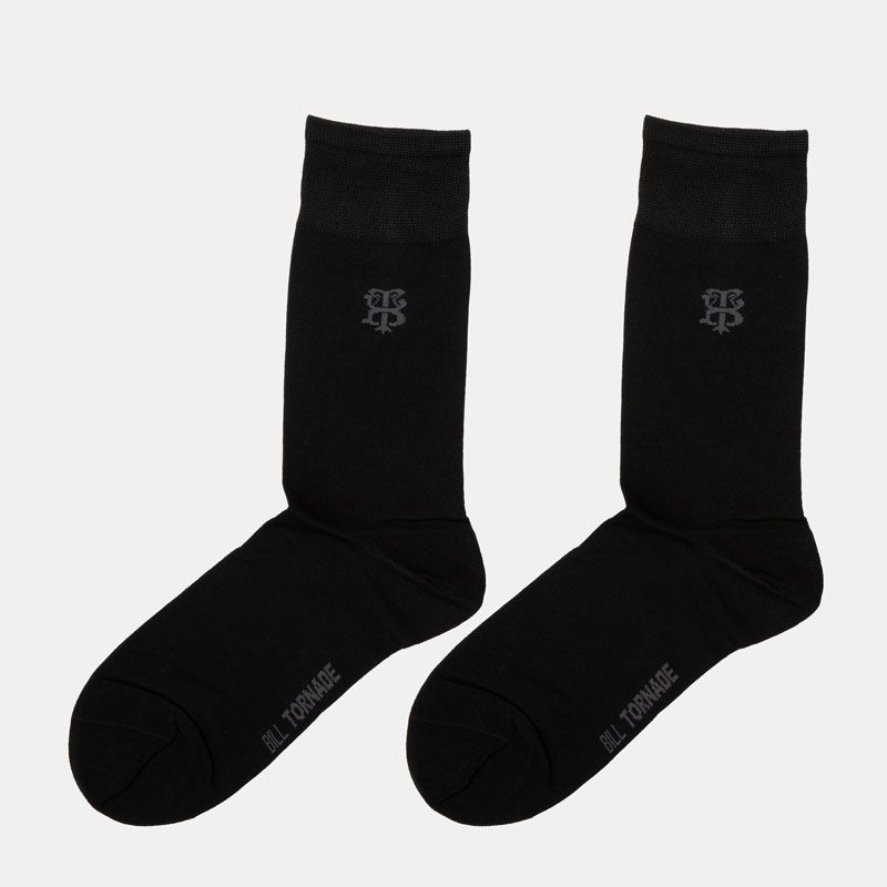 Paire de chaussette en fil d'ecosse uni 12955 t39/46 Homme BILL TORNADE