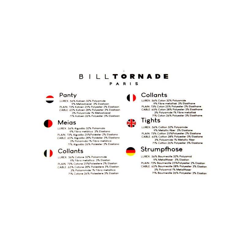 Paire de chaussette fantaisie 11118 t39/46 Homme BILL TORNADE