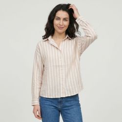 Chemisier beige/ecru clara-c102511v0a Femme LA PETITE ETOILE