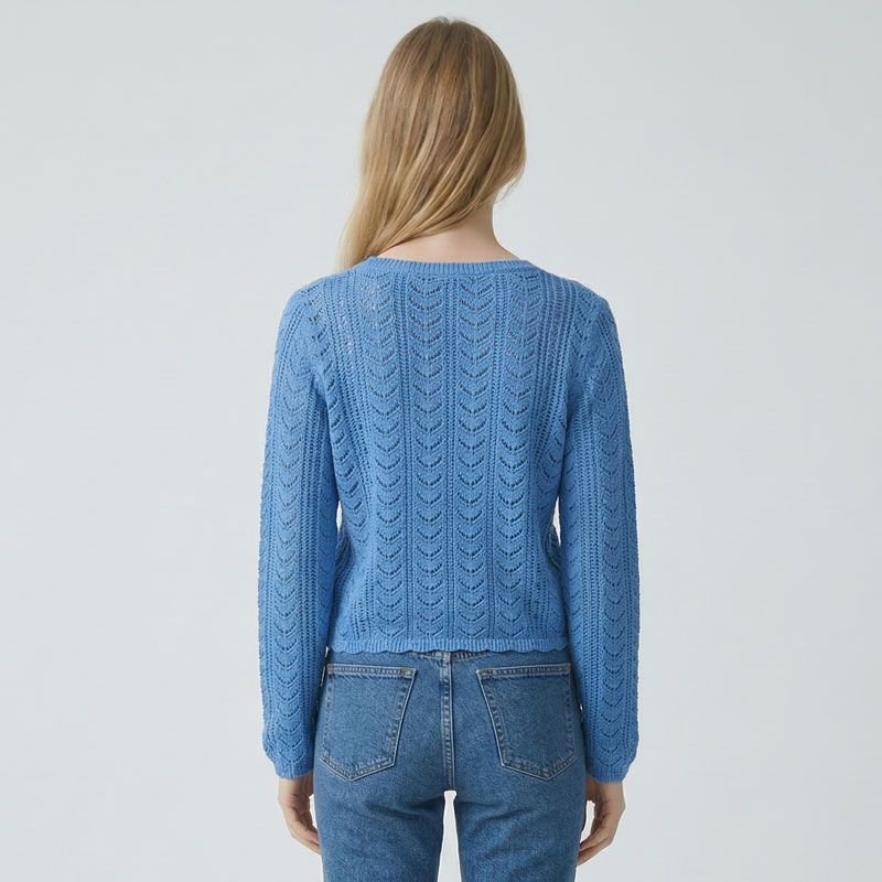 Gilet bleu maelys-m212511c0a Femme LA PETITE ETOILE