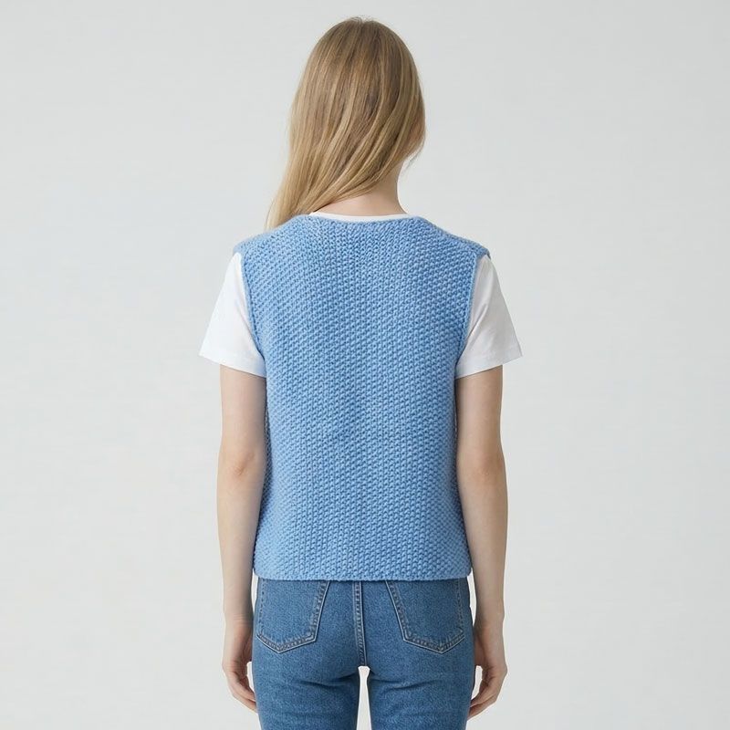 Gilet sm beige crea-m232511h5f Femme LA PETITE ETOILE