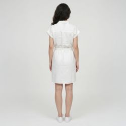 Robe courte ecru rae-r102513r6a Femme LA PETITE ETOILE