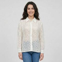 Chemisier ecru clint-c102513y3a Femme LA PETITE ETOILE