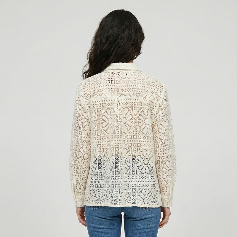 Chemisier ecru clint-c102513y3a Femme LA PETITE ETOILE