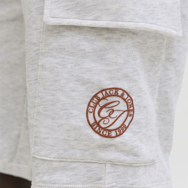 Short white melange jpstgordon 12290090 4479 Homme JACK & JONES