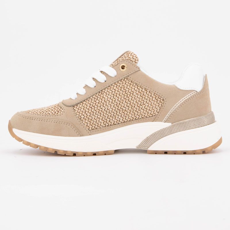 Basket beige 26m05320113641 t36/41 Femme MUSTANG