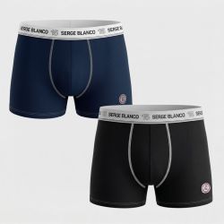 Lot de 2 boxer coton ser/1/bcx2/class1b Homme SERGE BLANCO