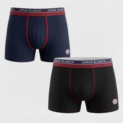 Lot de 2 boxer coton ser/1/bcx2/class3b Homme SERGE BLANCO