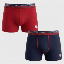 Lot de 2 boxer coton ser/1/bcx2/class3b Homme SERGE BLANCO