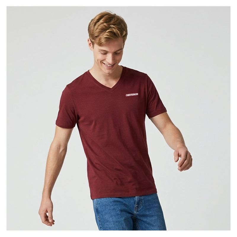 Tee shirt col v canard poitrine enzo Homme CHEVIGNON