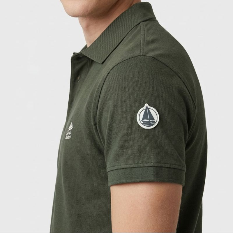 Polo mc brode marcopolo Homme SABLE & MER