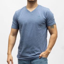 Tee shirt slub col v bill tornade 24193 Homme BILL TORNADE