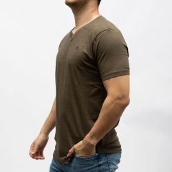 Tee shirt slub col v bill tornade 24193 Homme BILL TORNADE