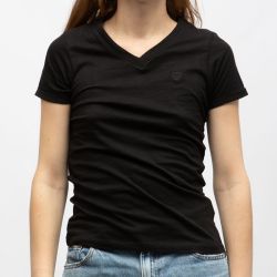 Tee shirt slub col v bill tornade 29235 Femme BILL TORNADE