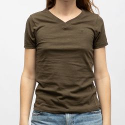 Tee shirt slub col v bill tornade 29235 Femme BILL TORNADE