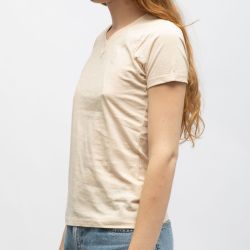 Tee shirt slub col v bill tornade 29235 Femme BILL TORNADE