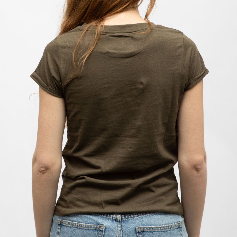 Tee shirt slub col rond bill tornade 29228 Femme BILL TORNADE