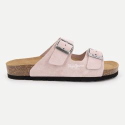 Mule spritzer pink oban suede pls80009 Femme PEPE JEANS