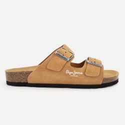 Mule spritzer pink oban suede pls80009 Femme PEPE JEANS