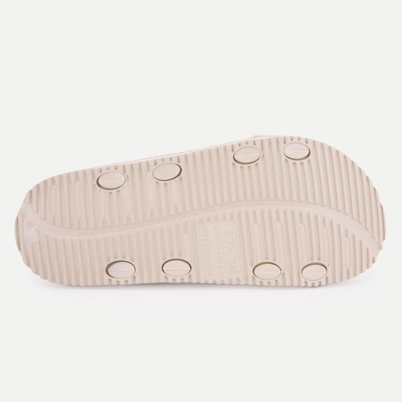 Mule chalk white ocean studs pls700005 Femme PEPE JEANS