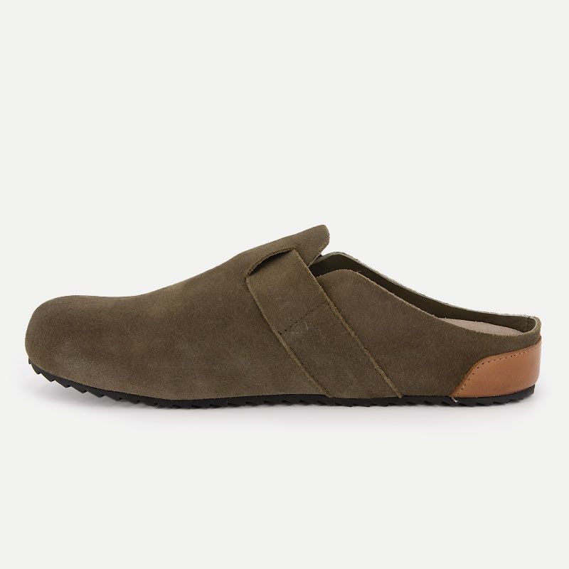 Mules sabots corby confort effet daimHomme PEPE JEANS