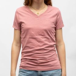 Tee shirt slub col v bill tornade 29235 Femme BILL TORNADE
