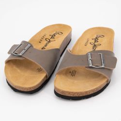 Mule 836stone b bio m single velour pms800006 t40/46 Homme PEPE JEANS