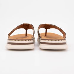 Tongs cuir croisées Homme ORLAND