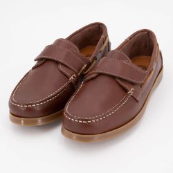 Chaussures cuir bateau à lacets texas Homme ORLAND