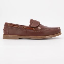 Chaussures cuir bateau à lacets texas Homme ORLAND