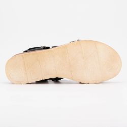 Sandales compensées à scratch motif serpent avec double boucle Femme MUSTANG