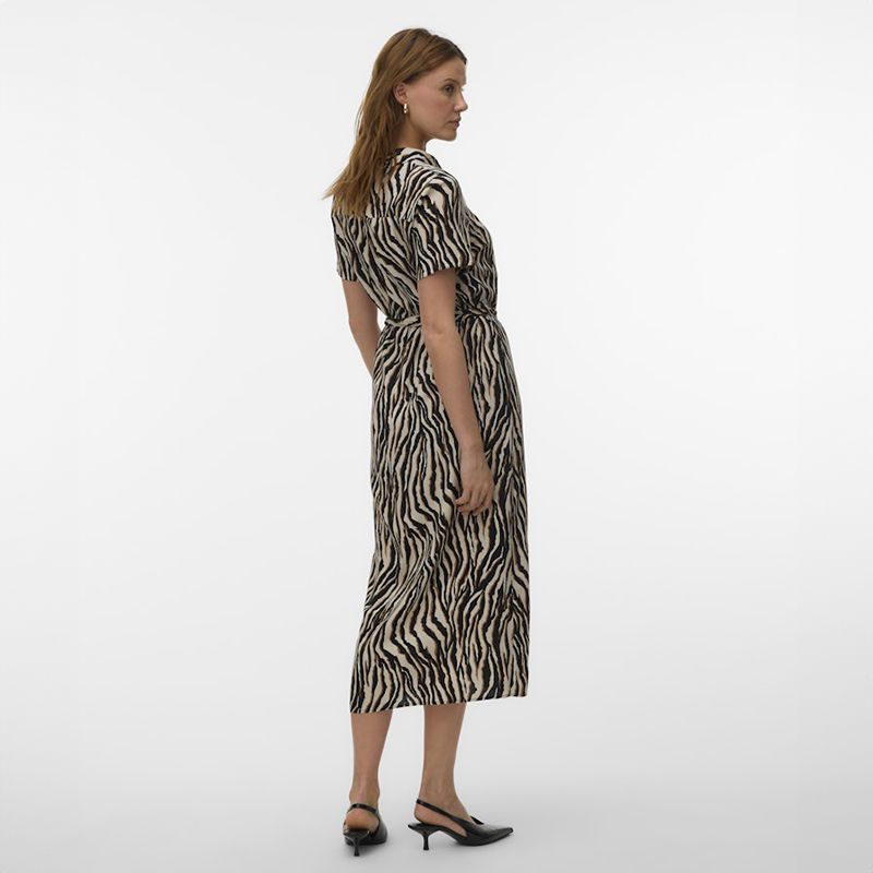 Robe oatmeal vmeasy joy 10297365 4540 Femme VERO MODA