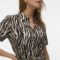 Robe oatmeal vmeasy joy 10297365 4540 Femme VERO MODA